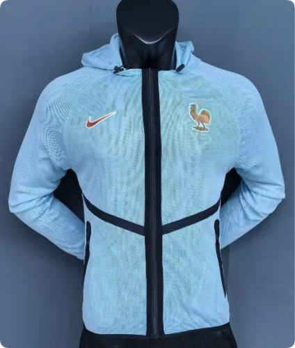 2026-2027 France White Soccer Windbreaker Jacket Football Jacket