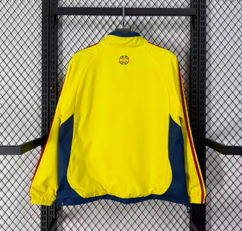 2026-2027 Colombia Yellow Soccer Windbreaker Jacket Football Jacket