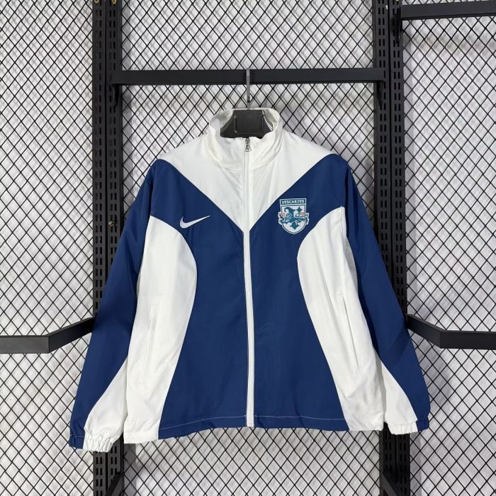 2026-2027 England White/Blue Soccer Windbreaker Jacket Football Jacket
