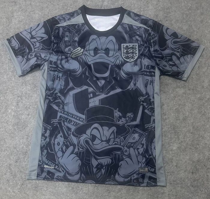 Fan Version 2026 England Donald Duck Version Soccer Jersey Football Shirt