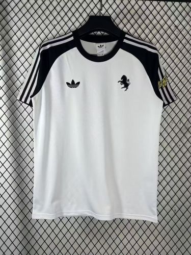 Maillot Juve Shirt Fans Version 2025-2026 Juventus White Football Pre-match Shirt Soccer Jersey