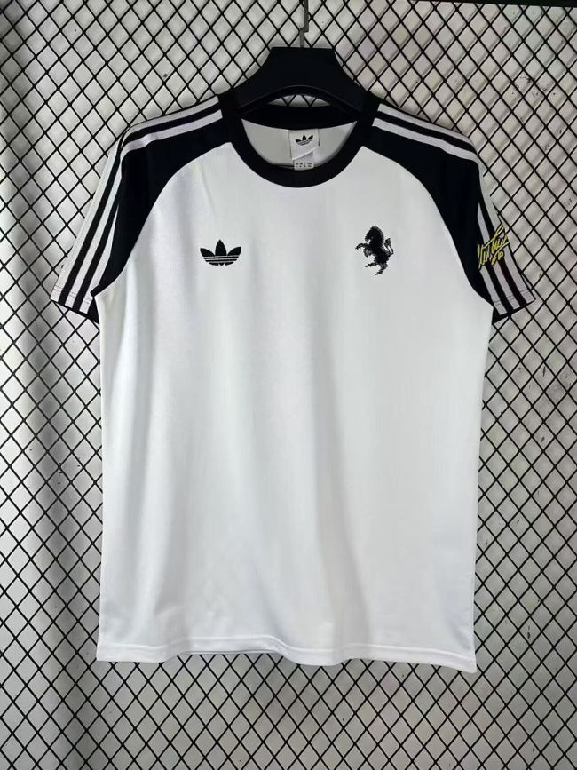 Maillot Juve Shirt Fans Version 2025-2026 Juventus White Football Pre-match Shirt Soccer Jersey