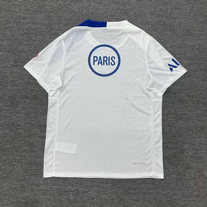 Player Version 2026-2027 PSG White/Blue Soccer Training Jersey Paris Football Maillot