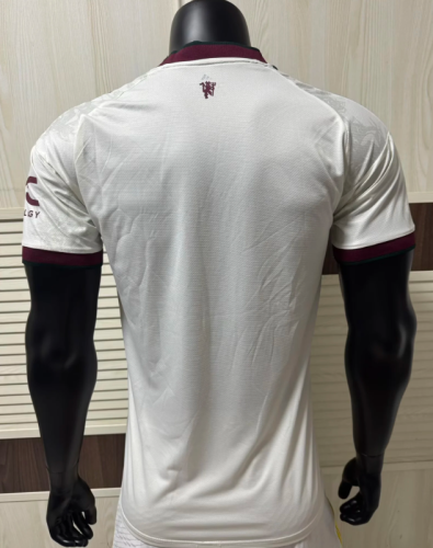 Player Version 2026-2027 Manchester United Away White Soccer Jersey Football Shirt