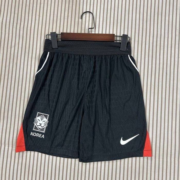 Player Version 2026 South Korea Black Soccer Shorts Football Shorts
