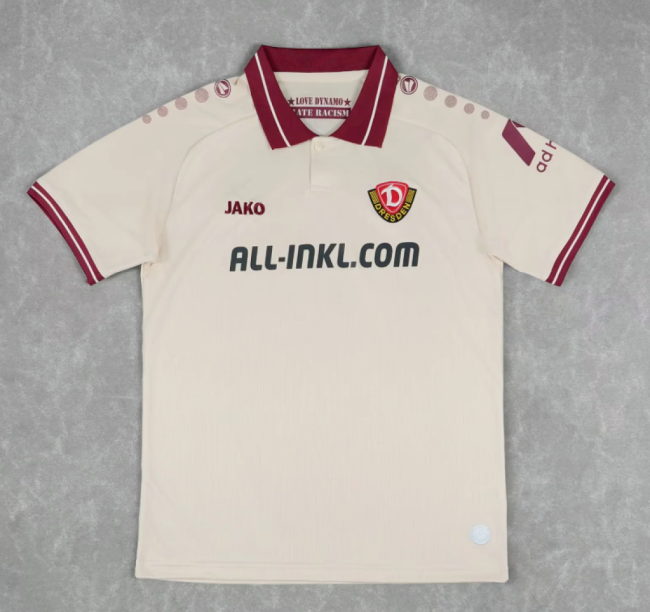 Fan Version 2026-2027 Dynamo Dresden Away Grey Soccer Jersey Football Shirt