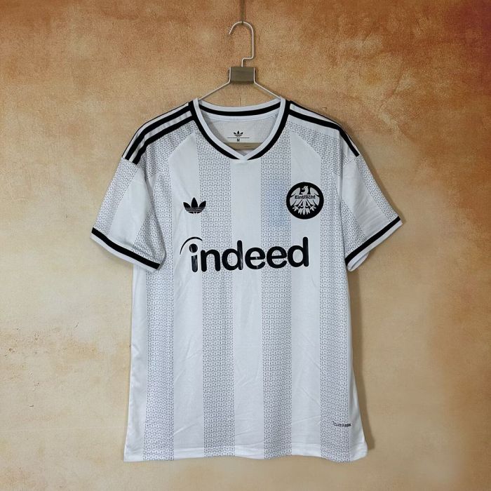 Fan Version Eintracht 2026-2027 Frankfurt Away White Football Shirt Soccer Jersey