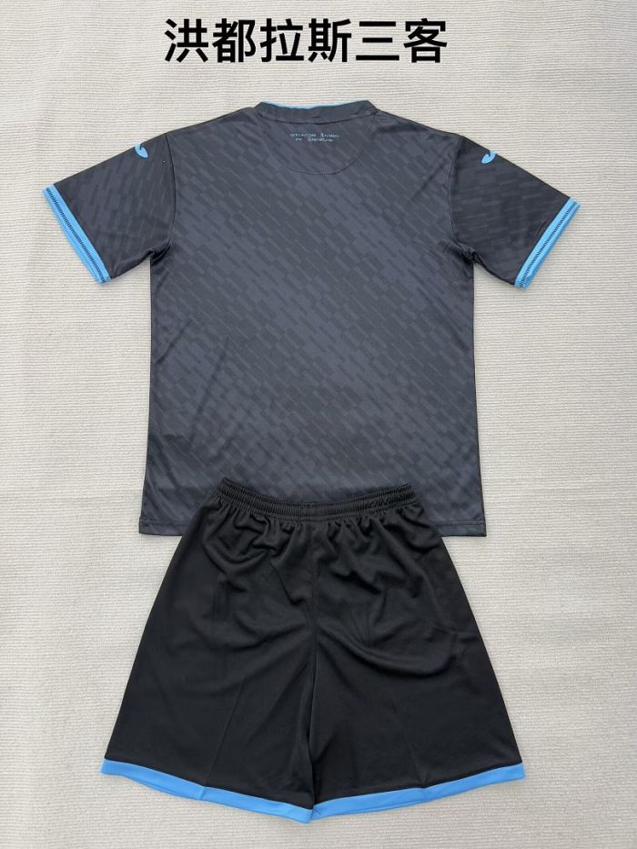 Youth Uniform Kids Kit 2026 Honduras Third Away Soccer Jersey Shorts Child Football Set