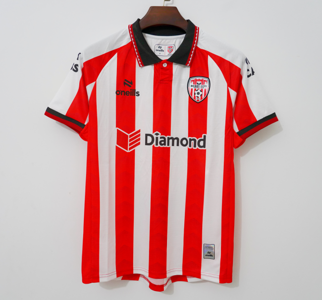 Fan Version 2026-2027 Derry City Home Soccer Jersey Football Shirt