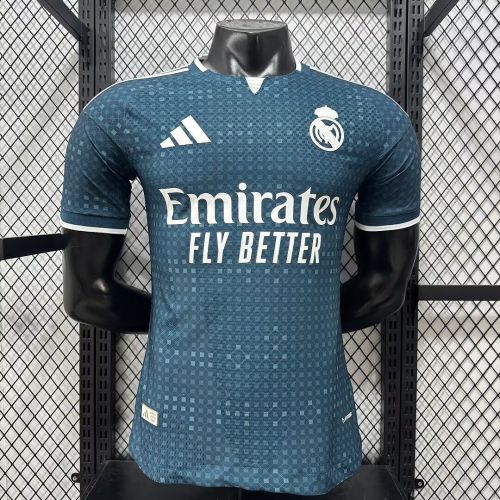 Player Version 2026-2027 Real Madrid Dark Green Soccer Jersey Real Football Shirt