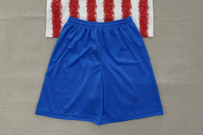 Fan Version 2026 Paraguay Home Soccer Shorts Football Shorts