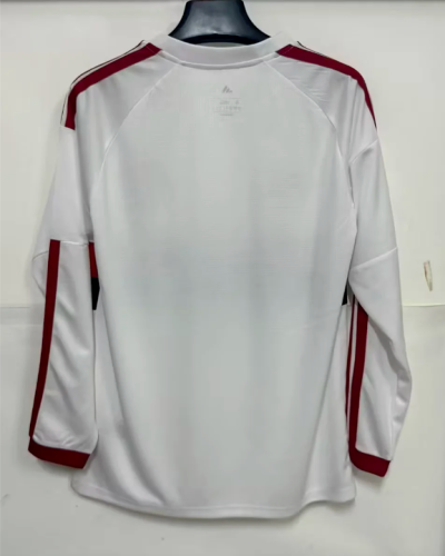 Long Sleeve Fan Version 2026-2027 Flamengo Away White Soccer Jersey Football Shirt