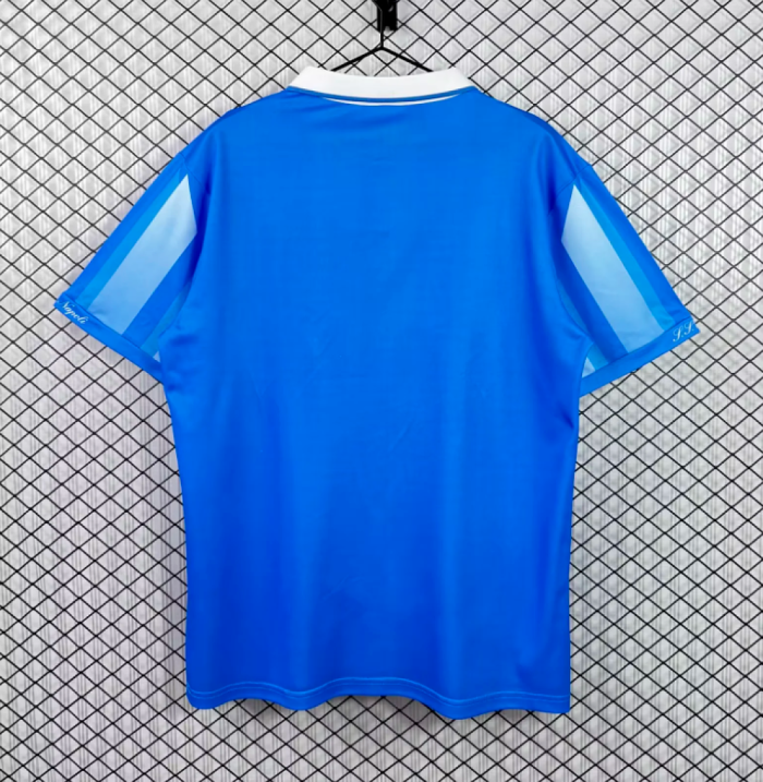 Retro Jersey 1996-1997 Calcio Napoli Home Soccer Jersey Napoles Vintage Football Shirt
