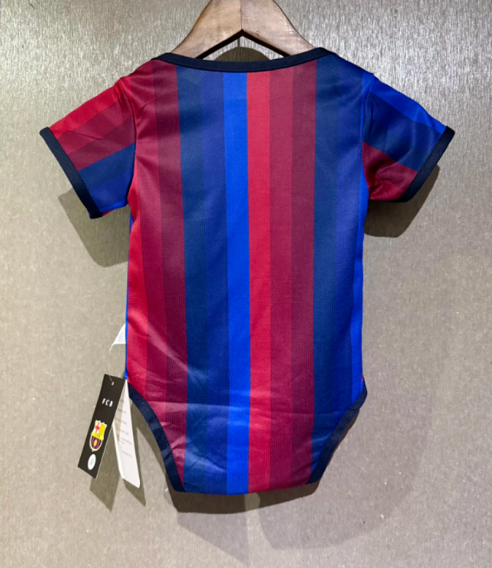Baby Cloth 2026-2027 Barcelona Home Soccer Jersey Baby Onesies