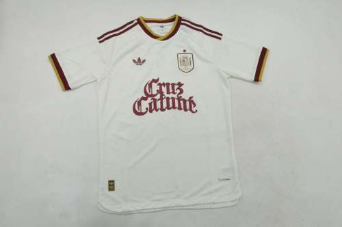 with Cruz Cafune Logo Player Version 2026 Spain Away Soccer Jersey España Camisetas de Futbol