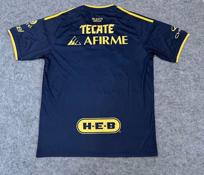 Fan Version 2026-2027 Tigres UANL Away Dark Blue Soccer Jersey Football Shirt