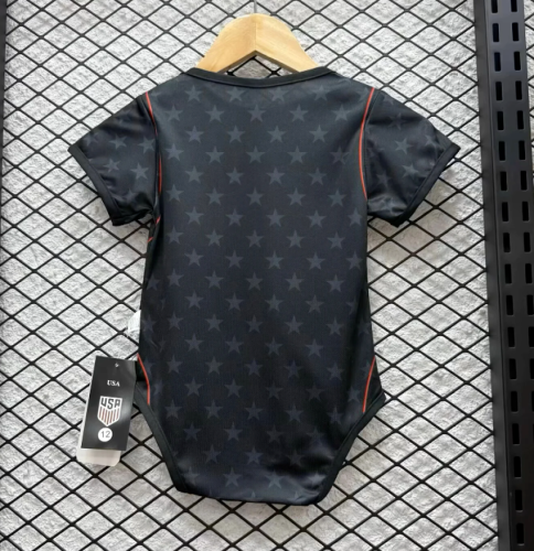 Baby Cloth 2026 USA Away Red Soccer Jersey United States Baby Onesies