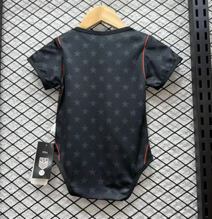 Baby Cloth 2026 USA Away Red Soccer Jersey United States Baby Onesies