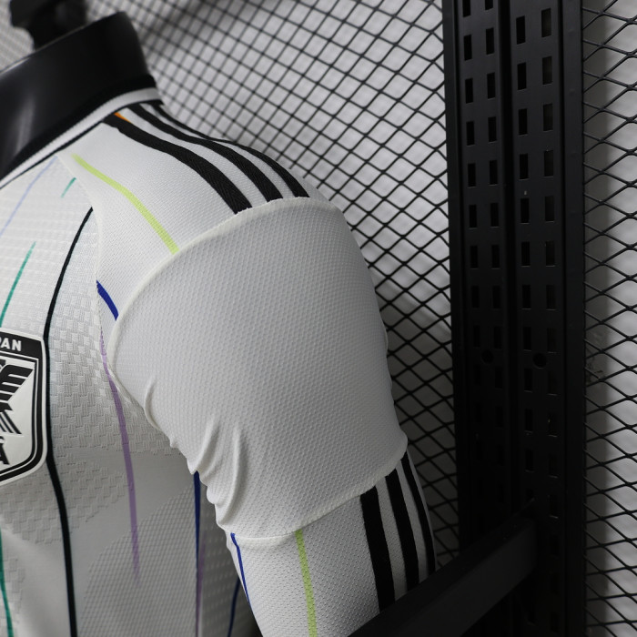Long Sleeve Player Version 2026 Japan Away White Soccer Jersey Football Shirt