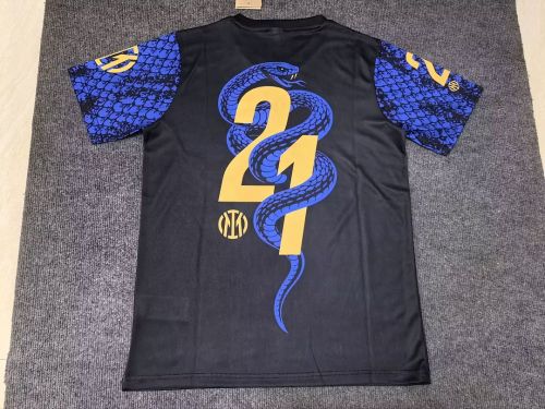 Fan Version 2025-2026 Inter Milan 21 Champions Soccer Jersey Football Shirt