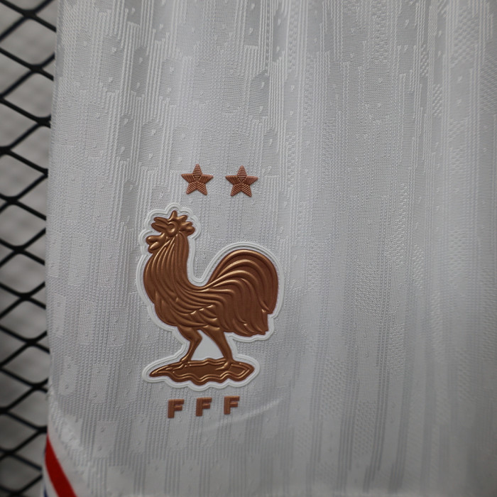 Player Version 2026 France Home Soccer Shorts