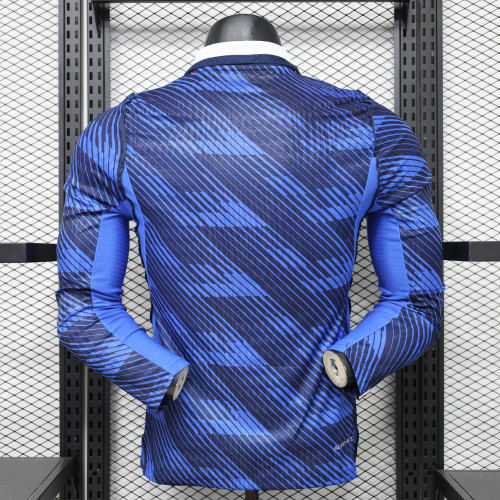Long Sleeve Player Version 2026 France Home Soccer Jersey Football Shirt