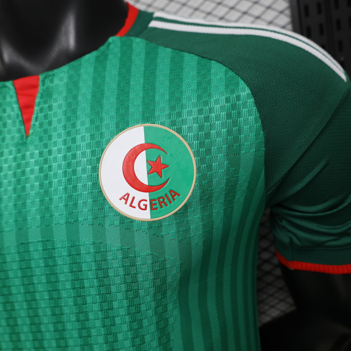 Player Version 2026 Algeria Away Green Soccer Jersey Football Shirt