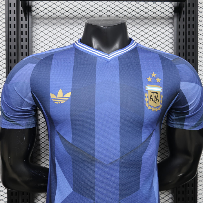 Player Version 2026 Argentina Dark Blue Soccer Jersey Camisetas de Futbol