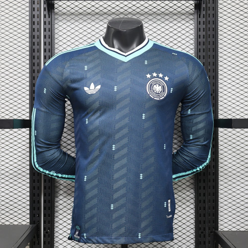 Long Sleeve Player Version 2026 Germany Away Soccer Jersey Football Shirt