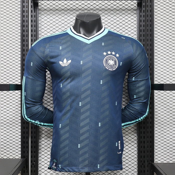 Long Sleeve Player Version 2026 Germany Away Soccer Jersey Football Shirt