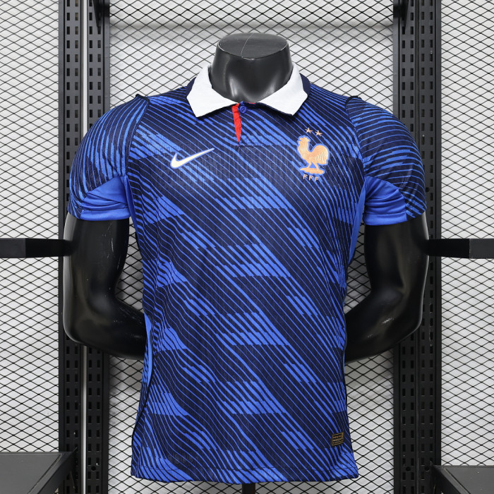 Player Version 2026 France Home Soccer Jersey Football Shirt