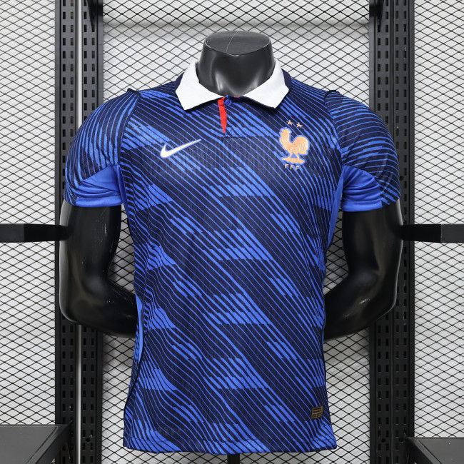 Player Version 2026 France Home Soccer Jersey Football Shirt