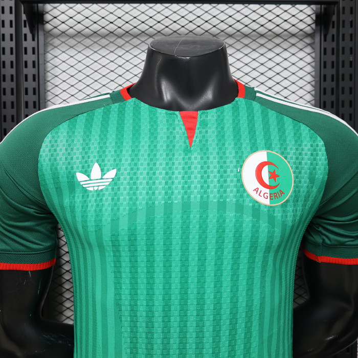 Player Version 2026 Algeria Away Green Soccer Jersey Football Shirt