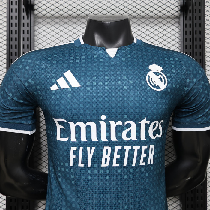 Player Version 2026-2027 Real Madrid Away Dark Green Soccer Jersey Real Football Shirt