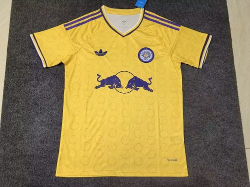Fan Version 2026-2027 Leeds United Away Yellow Soccer Jersey Football Shirt