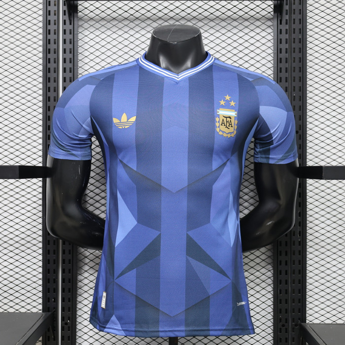 Player Version 2026 Argentina Dark Blue Soccer Jersey Camisetas de Futbol
