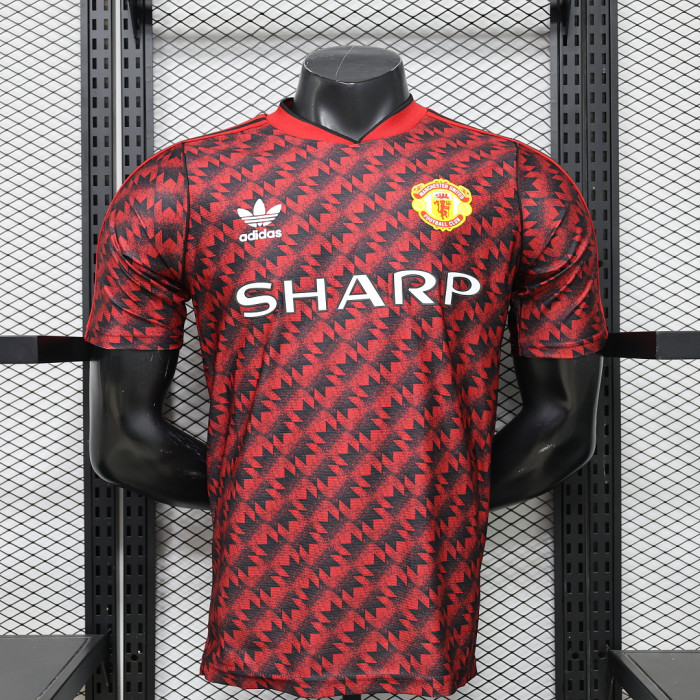 2026-2027 Manchester United Retro Model Red Soccer Jersey Football Shirt