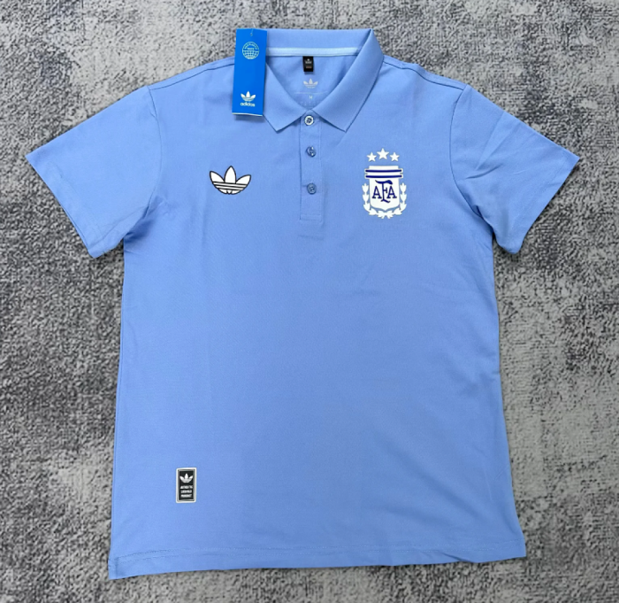 2026 Argentina Light Blue Soccer Polo