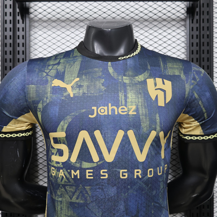 Player Version 2026-2027 Al-Hilal Saudi Blue/Yellow Special Edition Soccer Jersey ALHILAL Football Shirt