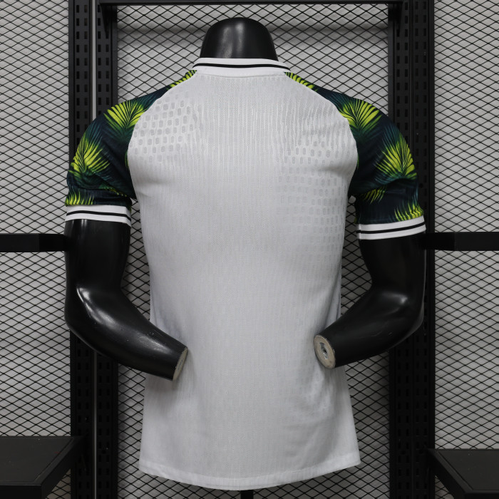 Player Version 2026 Brazil White AJ Soccer Jersey Brasil Camisetas de Futbol