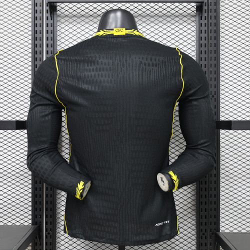 Long Sleeve Player Version 2026-2027 Chelsea Away Black Soccer Jersey Football Shirt