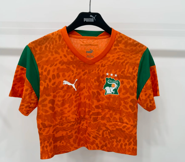 Women 2026 Côte d'Ivoire Home Crop Soccer Shirt Girl Ivory Coast Football Jersey