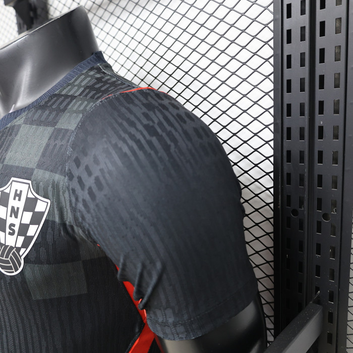 Player Version 2026 Croatia Black/Grey Special Edition Soccer Jersey Football Shirt