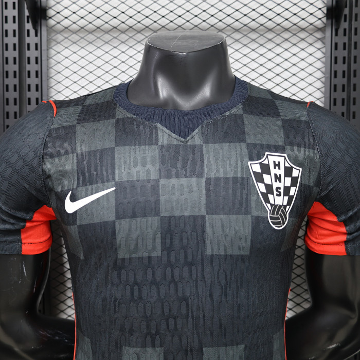 Player Version 2026 Croatia Black/Grey Special Edition Soccer Jersey Football Shirt