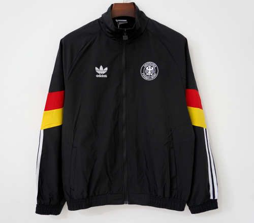 2026-2027 Germany Black Soccer Windbreaker Jacket Football Jacket