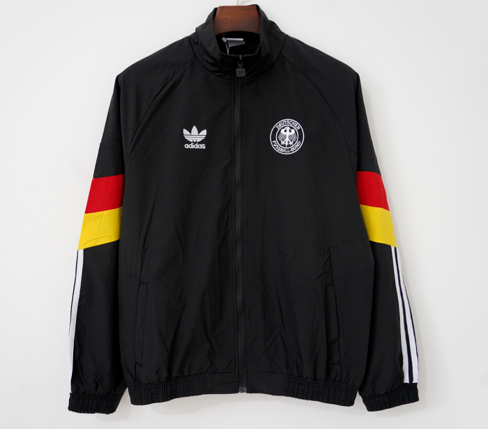 2026-2027 Germany Black Soccer Windbreaker Jacket Football Jacket