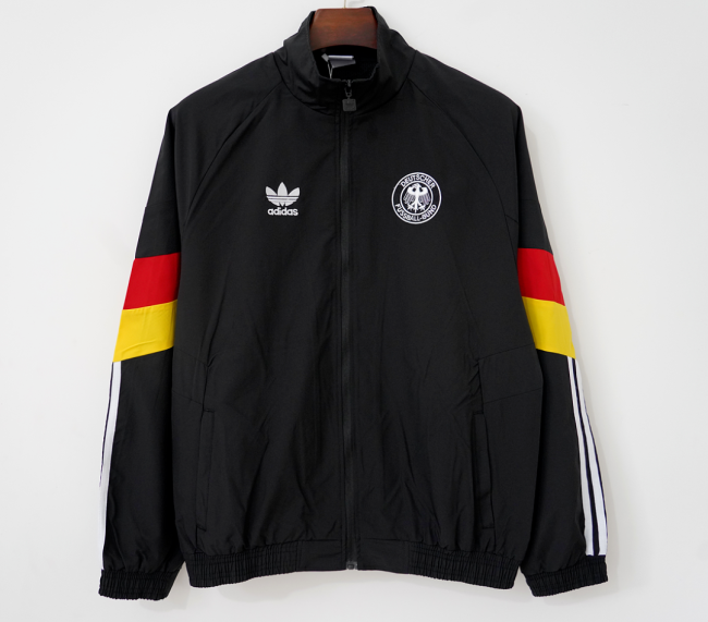 2026-2027 Germany Black Soccer Windbreaker Jacket Football Jacket