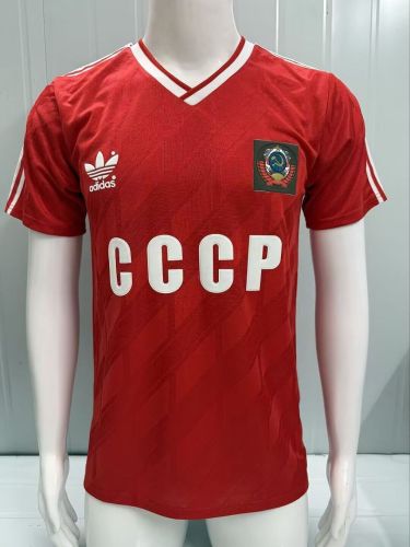 Retro Jersey 1986 USSR Russia Home Soccer Jersey Vintage CCCP Football Shirt