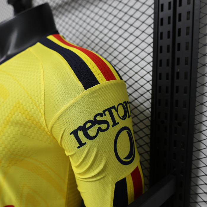 Long Sleeve Player Version 2026-2027 Club America Aguilas Home Soccer Jersey Football Shirt