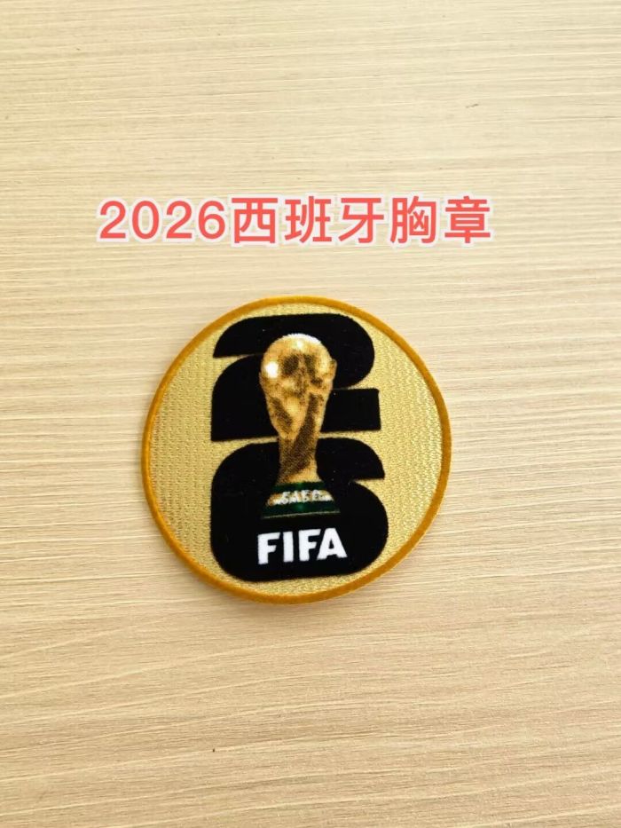 2026 FIFA Patch Soccer Badge Chest Patch for Spain Jersey